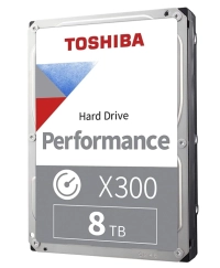 Disco duro interno toshiba® x300  de rendimiento , 8tb 7200rpm y 256mb cache.