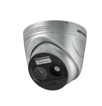 (hikfire) cámara ip turret de detección térmica de incendiosdetección de llamas y temperaturas anormales 4 mp (lente óptico)1 mp(lente térmico)