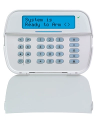 Dsc hs2lcdrfpro9 - teclado alfanumérico con transceptor compatible con panel pro 128 zonas inalámbricas.