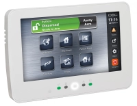 Dsc hs2tchpro - teclado cableado de pantalla táctil de 7’’  admite 248 zonas compatible con panel pro