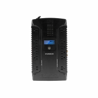 Ups interactivo forza ht-650lcd 650va/390w, 12 slds, coax, usb, sobremesa-120v