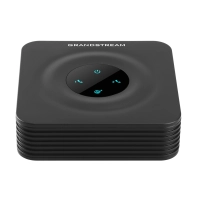 Adaptador para teléfono analógico grandstream ht802 - negro