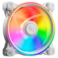 Ventilador xpg hurricane 120 argb pwm - blanco, ventilador, 18, 17 db, 2000 rpm