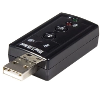 Startech.com tarjeta de sonido 7.1 virtual usb externa adaptador convertidor - c-media - usb - 1 x número de puertos de micrófono - 1 x número de entradas de línea de audio - 1 x número de salidas de línea audio