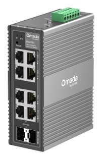 Switch industrial omada (ies208g) 8 puertos rj45 de 101001000 mbps - 2 ranuras gigabit sfprj45 combinadas, autonegociaciónmdimdix automático