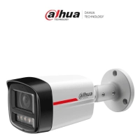 Cámara dahua ipc-hfw2249tlp-s-led-0280b-pro - cámara bala de 2 mp, wizcolor, wizsense, smd plus, lente de 2.8mm, luz cálida de 50 m, micrófono