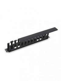 Saxxon j6068 - organizador de cable horizontal para rack  un lado  plastico  1u