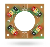 Modulo terminal del bus, el ja-110z-b esta hecho para la conexion de los conductores del bus en el sistema ja-100. se puede instalar en la caja ja-190pl