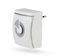 Sirena interna inalambrica para enchufe ac, el producto es un dispositivo inalambrico del sistema jablotron 100+. esta diseñado para indicar alarmas en el interior inmuebles. tambien puede ser utilizado para otras indicaciones acusticas como activacion de salidas pg, retrasos de entradasalida o tiemble de puerta.