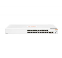 24x puertos rj-45 10/100/1000 mbps - 2x puertos sfp 1gbe, 52 gbps.