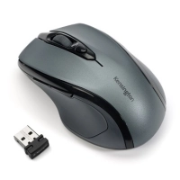 Mouse inalámbrico de tamaño medio kensington k72423ama - gris/negro, inalámbrico