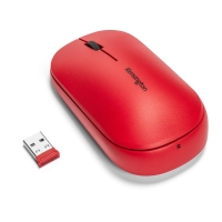 Kensington mouse suretrack color rojo, doble conectividad bluetooth  2.4 ghz