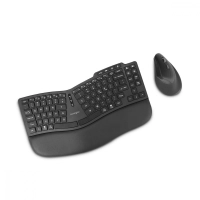 Kit teclado y mouse de escritorio inalámbrico pro fit® ergo km675 eq k75492es kensington