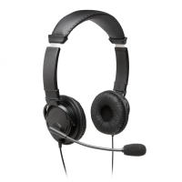 Auriculares usb-a clásicos con micrófono kensington k97601ww - negro