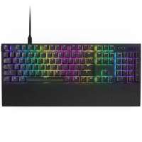Teclado mecanico nzxt function 2 / negro / rgb / switch óptico gateron red / reposa muñecas / ingles /gamer.