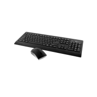 Teclado y mouse inalámbricos klip xtreme inspire kck-265e 2.4 ghz color negro