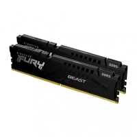Memoria kingston 16gb 5600mt/s ddr5 cl36 dimm (kit of 2) fury beast kf556c36bbek2-16 negra