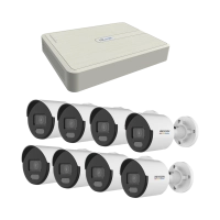Kit de videovigilancia hikvision kipcv2m8b - exterior, 8, 1920 x 1080 pixeles, 2 mp