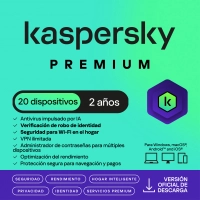 Esd kaspersky premium 20 disp 10 cuentas kpm 2 años