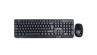 Kit teclado y mouse vorago km-302 inalambrico negro