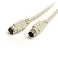 Startech.com cable de 1.8m ps2 de extensión alargador para mouse o teclado - cable alargador mouse - cable for tecladomouse, dispositivo periférico - cable de extensión - beige