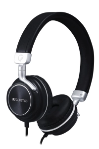 Audifonos on ear lf acoustics feel - negro, alámbrico, 1.1 m