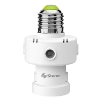 Socket steren con fotocelda para focos led carga 60w