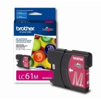 Tinta brother lc61m rendimiento 325 páginas mfc6490 color magenta