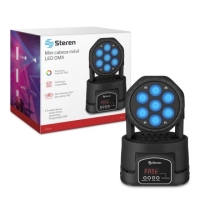 Mini cabeza movil steren led dmx Mini cabeza movil steren led dmx