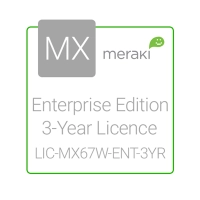 Licencia lic-mx67w-ent-3yr meraki - licencia por 3 años para router mx67w (wifi)
