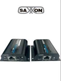 Saxxon lkv372pro-4.0 - kit extensor de video hdmi resolucion 4k cat 6 6a cobre  poc hasta 50 metros loop hdmi en transmisor transmisor ir plug and