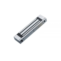 Zkteco lm120 - cerradura magnética para uso interior, fuerza de sujeción 120kg, 1224 vcc, fail safe, compatible con puertas de madera, vidrio y metálicas