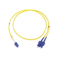 Tce  - lp-fo-6060b - jumper lc-sc monomodo  upc  duplex 2 mm  1 metro  amarillo