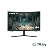 Monitor gamer samsung 32 in smart qhd 2560 x 1440 240hz curvo 1000r 1ms va gaming hub g6