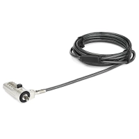 Candado de seguridad para laptop seguro combinacion de 4 digitos para dispositivos con wedge de 2m - de acero revestido en vinilo - startech.com mod. ltlocknbl