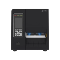 Impresora de etiquetas 3nstar ltt644 , transferencia termica y termica directa, diseño industrial gris/ negro  con facil carga de cinta y etiqueta  , usb,lan y serial , 200mm/s, 300 dpi