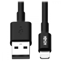 Cable de sincronización tripp lite m100-006-bk cable de sincronización y carga usb a a lightning, certificado mfi - negro, m/m, usb 2.0, 1.83 m [6 pies] garantía limitada por 2 años