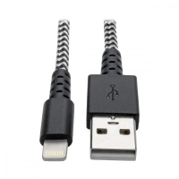 Cable usb tripp-lite m100-006-hd cable de sincronización y carga usb a a lightning para servicio pesado, certificado mfi - m/m, usb 2.0, 1.83 m [6 pies]