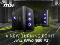 Gabinete msi (mag pano 120r pz) negro, vidrio templado panoramico, 4*ventilador argb, atx, s/fuente