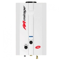 Mirage boiler mbf06ef,de  gas natural,serie flux, 6lmin, blanco basico