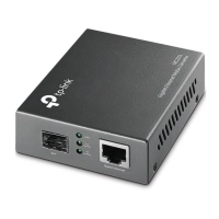 Convertidor multimedia sfp gigabit tp-link  mc220l con puerto fx compatible con hot-swappable