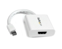 Adaptador de video mini displayport® a hdmi® - cable convertidor - hembra hdmi - macho mini dp - 1920x1200 - pasivo - blanco - startech.com mod. mdp2hdw
