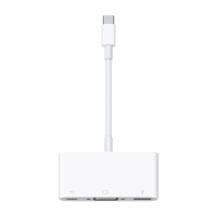 Adaptador multipuertos usb tipo c apple mj1l2ama - color blanco, apple, adaptadores