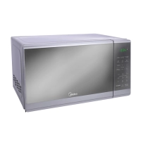 Horno microondas midea mod. mmdf07s2mb 0.7p3 negro espejo
