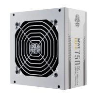 Fuente de poder cooler master mwe 750 v2, 750w 80plus gold, full modular, atx 3.0, pci-e 5.0, blanco