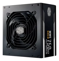 Fuente de poder cooler master (mpe-7501-afaag-3u2) mwe gold v2 fm 750w,pcie5,80 gold,pfc act,atx3.0