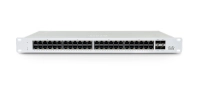 Meraki ms ms130-48p-hw 48 puertos gestionable conmutador ethernet - gigabit ethernet - 101001000base-t, 1000base-x - 2 capa compatible - 4 ranuras sfp - 740w rendimiento poe - fibra óptica, par trenzado - poe ports - montable en bastidor