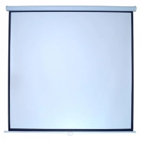 Pantalla multimedia screen msc-178b bco 100 diagonal formato 1:1 color blanco mate p/colgar manual