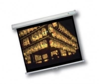 Pantalla de proyeccion manual multimedia screens msc-332 colgar 150 formato 16 9 blanco mate