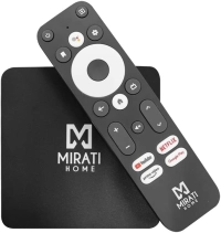 Tv box mirati android tv 1o certificado con chromecast built in y google asisstant / 1gb ram / 8gb almacenamiento/ full hd/ hdmi/ usb /micro sd/ wifi/ bt 4.2 / rj45